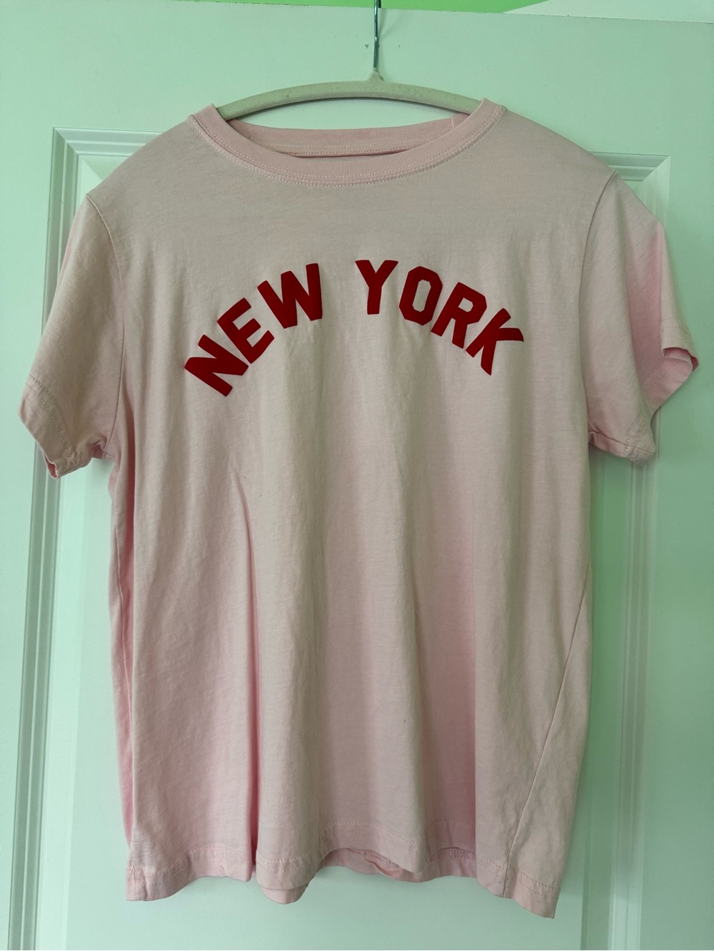 Pink "New York" Graphic Tee